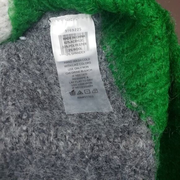 NWT Vince Camuto Striped Turtleneck‎ Sweater In Peacock Size Small - Picture 9 of 9